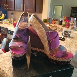 Platform Multi Colored Shoe